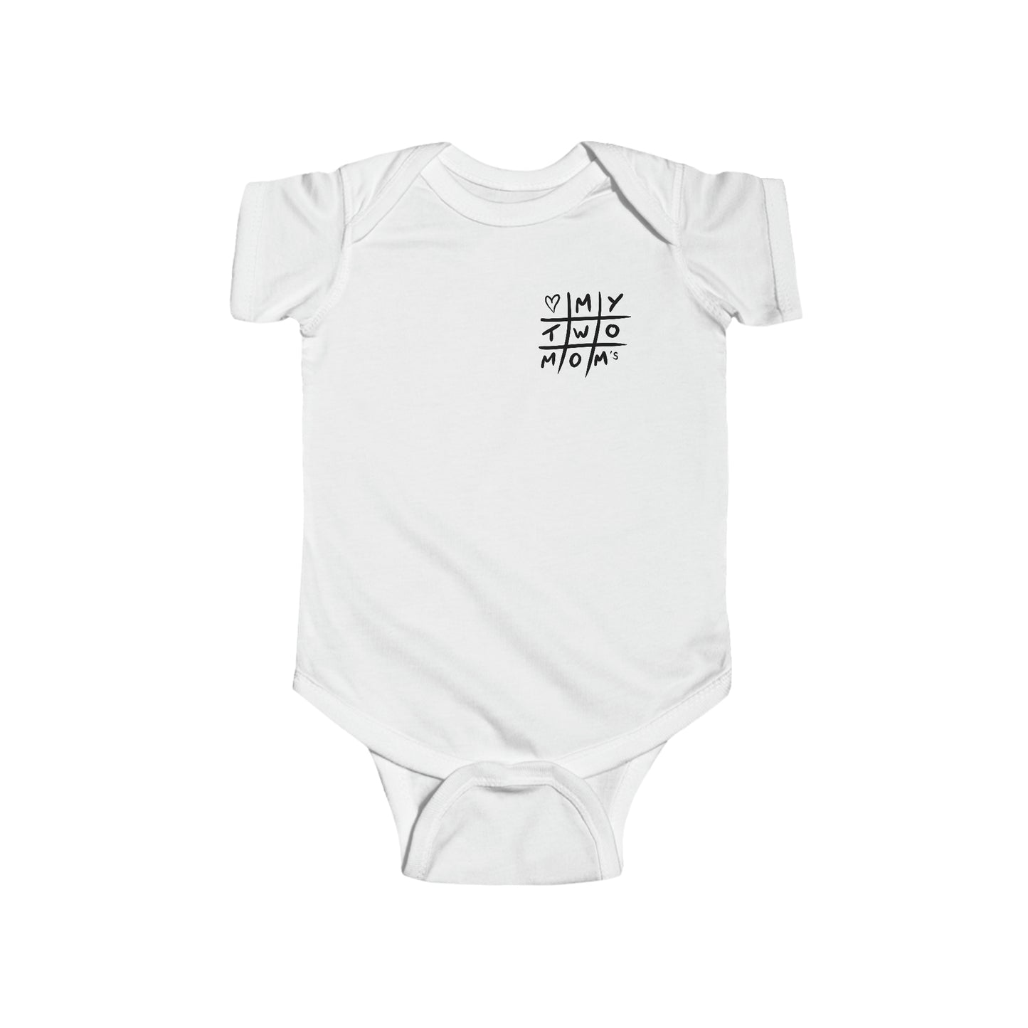 Love My 2 Moms - Infant Bodysuit
