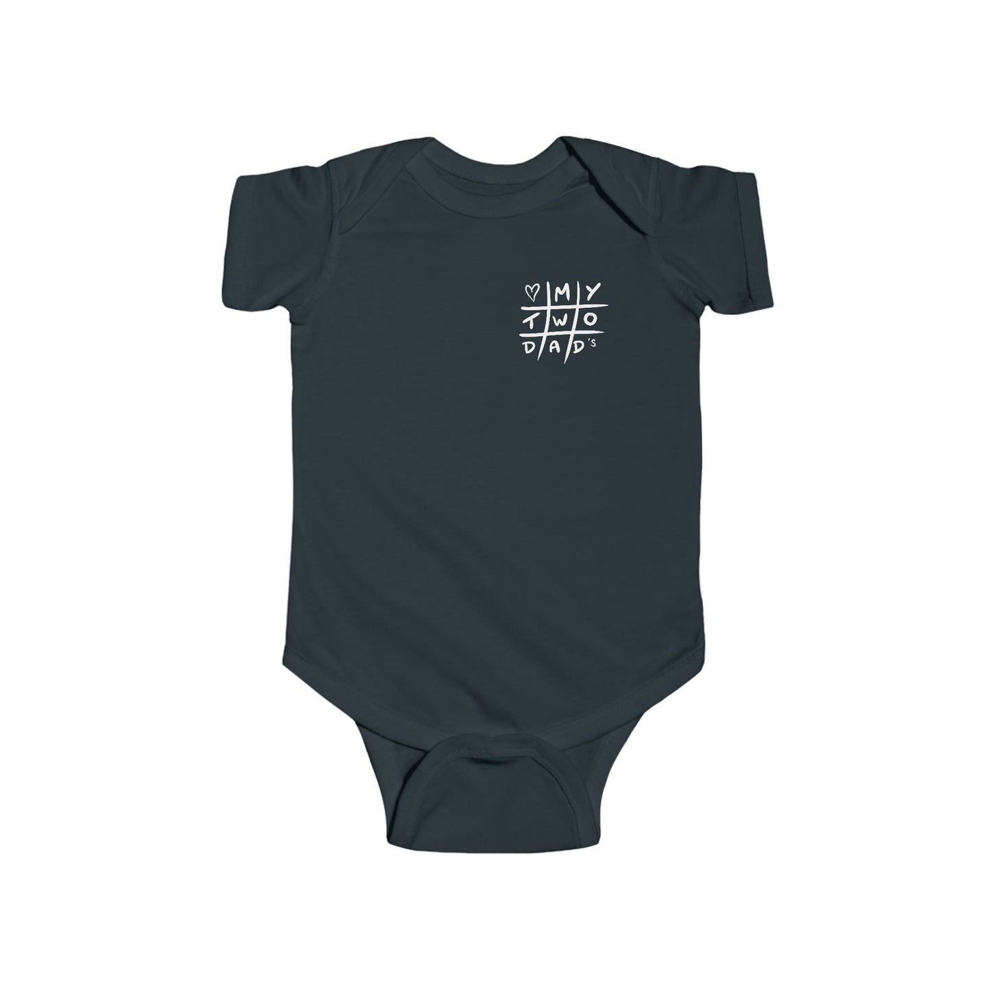 Love My 2 Dads - Infant Bodysuit