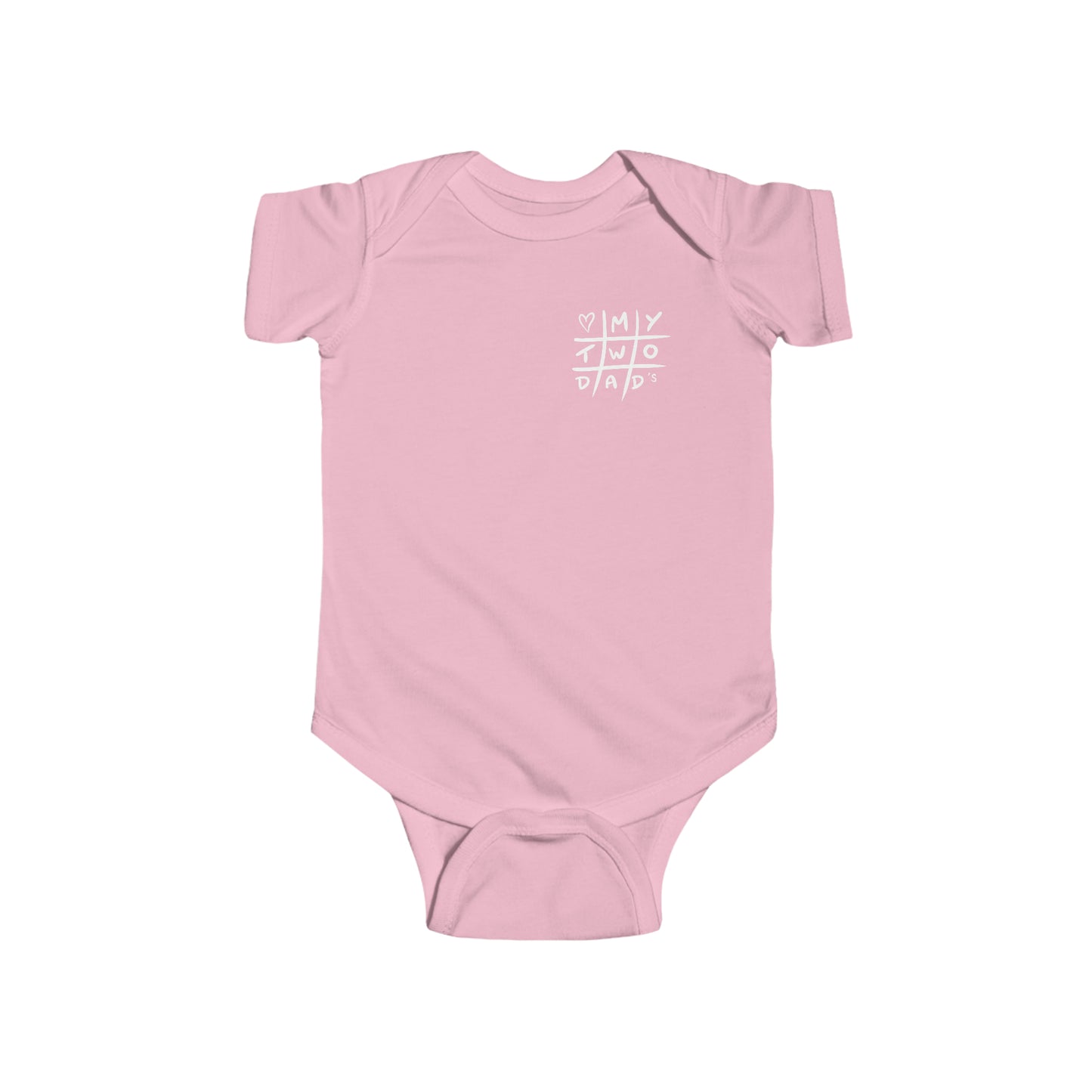 Love My 2 Dads - Infant Bodysuit