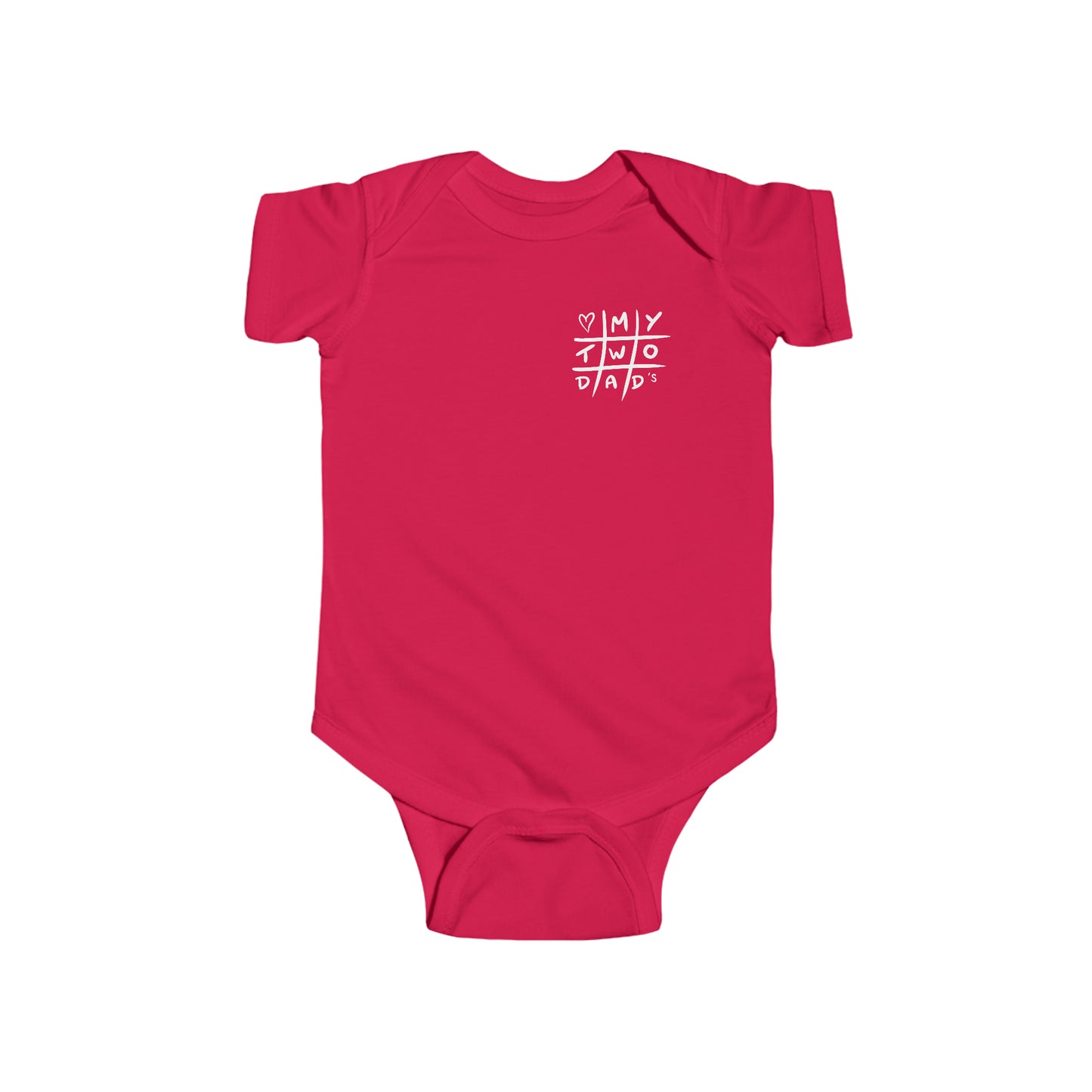 Love My 2 Dads - Infant Bodysuit